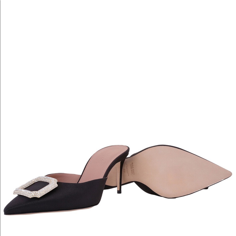 Malone Souliers Mona 70 Satin Mules BRAND NEW/NEVER WORN - Picture 11 of 14